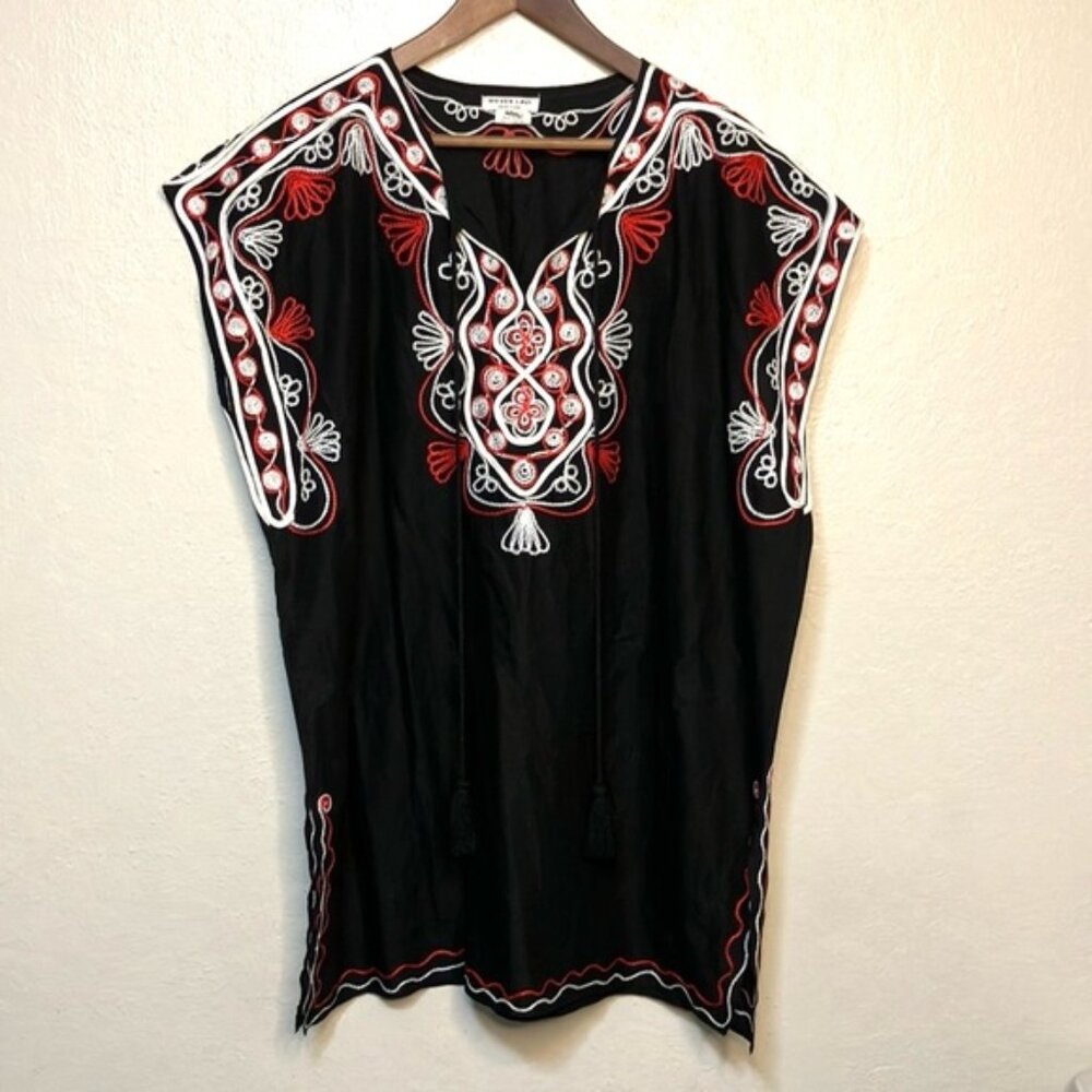Nieves Lavi Embroidered Swim Cover Up